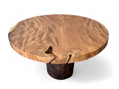 TABLE RONDE NATURELLE HAVANA