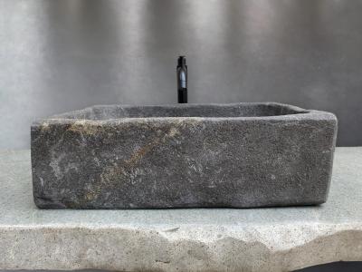 LAVABO IN MARMO GRIGIO SENJA