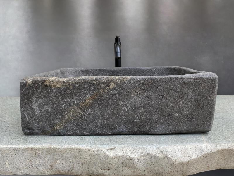 LAVABO IN MARMO GRIGIO SENJA