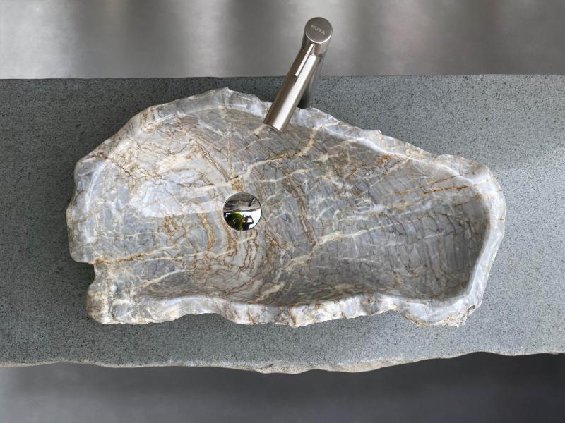 Buy Rustic Gray Marble Sink