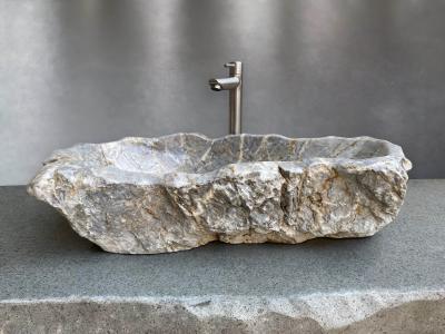 Rustic Gray Marble Sink