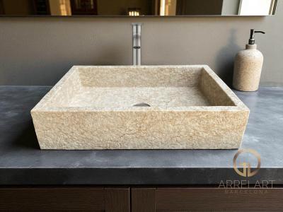 ANTIKES STEINWASCHBECKEN WILDER