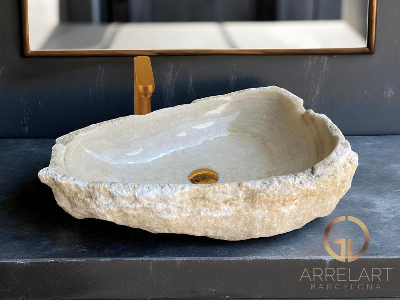 WHITE STONE WASHBASIN ROME WHITE STONE WASHBASIN ROME