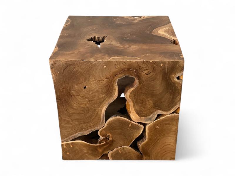 WOODEN SIDE TABLE - ZANTE