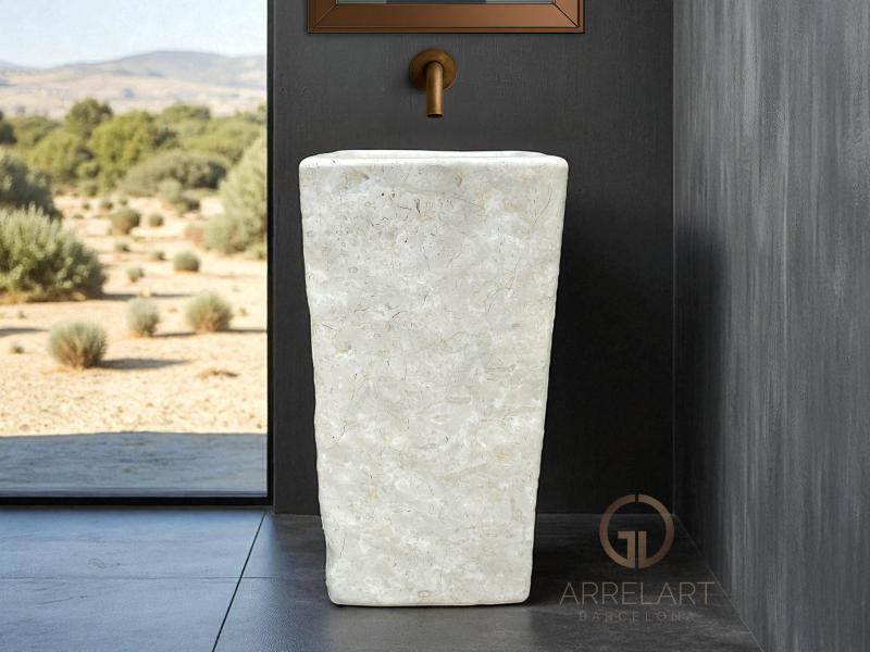 LAVABO COLUMNA DE MARMOL PRASLIN