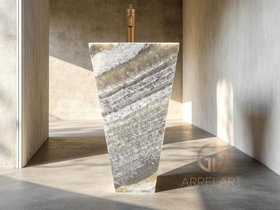 FREESTANDING ONYX SINK CORINTO