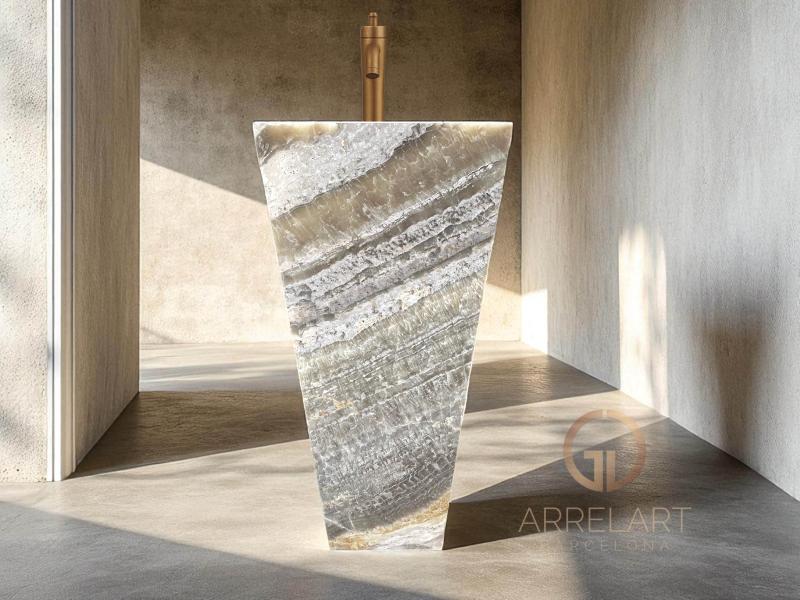 FREESTANDING ONYX SINK CORINTO