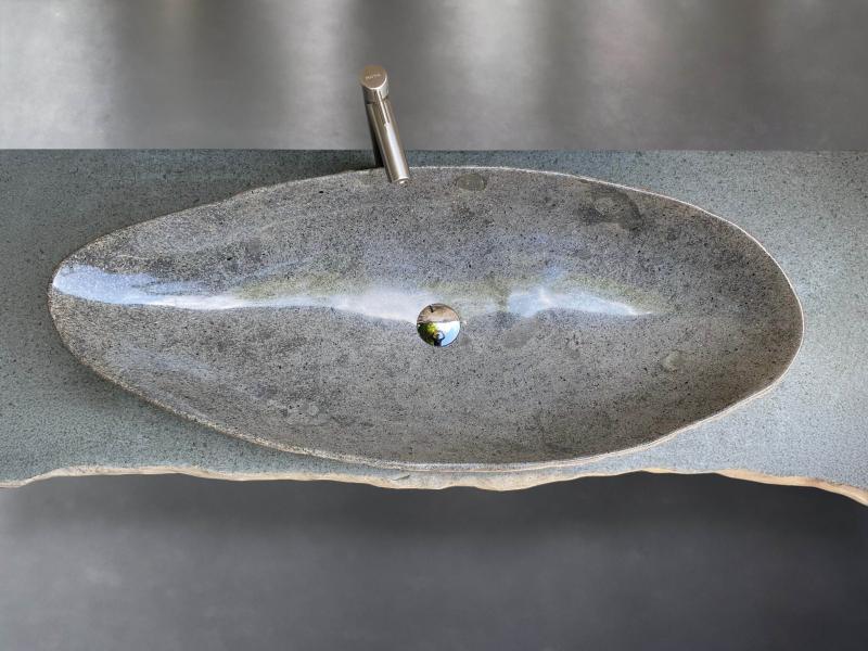 ACQUISTA LAVANDINO IN PIETRA MARRONE SVEZIA