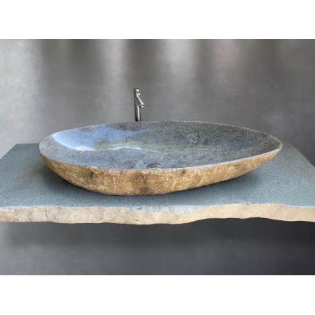 Vasque En Pierre Naturelle (granit) 40cm + Porte-savon Assorti - Choix Sur Photos