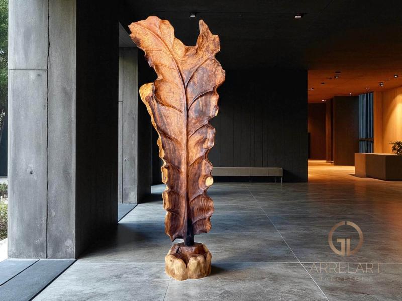 ESCULTURA DE MADERA TROPICAL DUNIA
