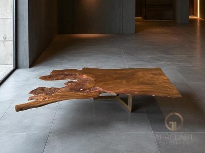 TROPICAL WOOD COFFEE TABLE SAMANEA SAMAN