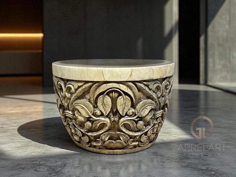 MESA MADERA DE SUAR CENTRO MURANO