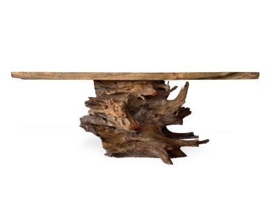 EXOTIC WOOD CONSOLE BRUSSELS
