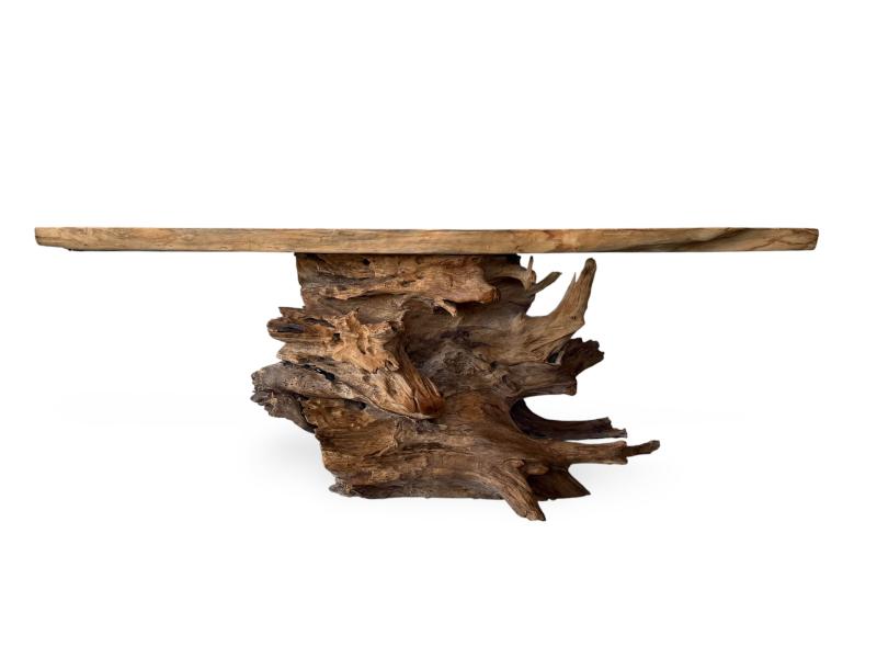 CONSOLE EN BOIS EXOTIQUE