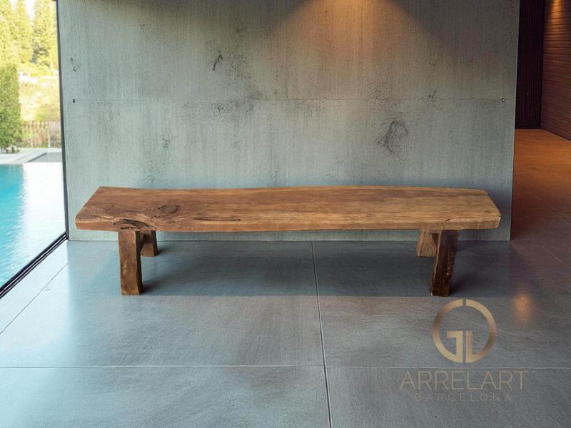 BANC EN BOIS RUSTIQUE