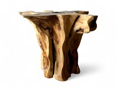 DINING TABLE WITH TROPICAL WOOD ROOT