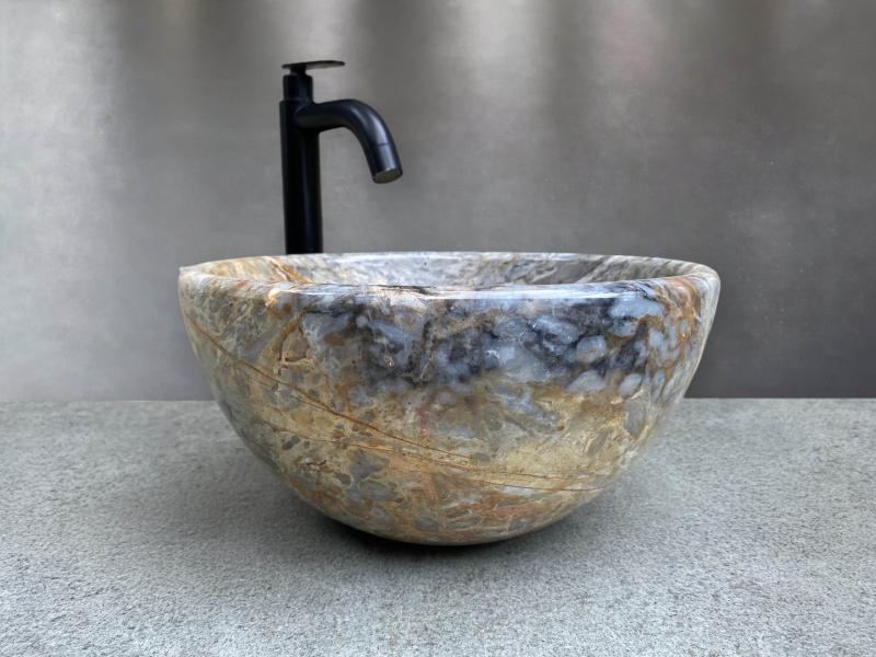 Lavabo de Piedra de Mármol Redondo - Mayfair