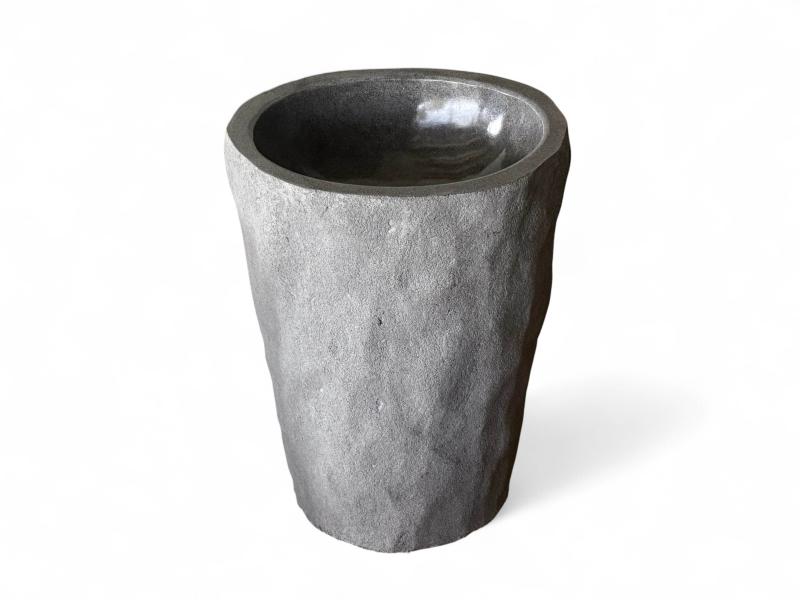 LAVABO TOTEM IN TERRAZZO GRIGIO