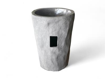 LAVABO DE PIE DE TERRAZO GRIS