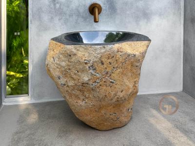 LAVABO MONOLITICO DE PIEDRA NATURAL NILO