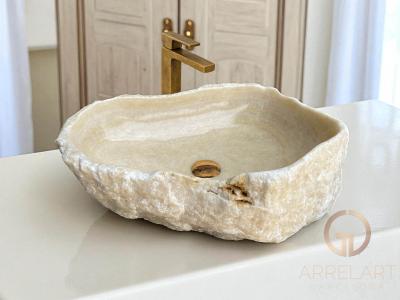 LAVABO DA APPOGGIO DI ONICE SALINA
