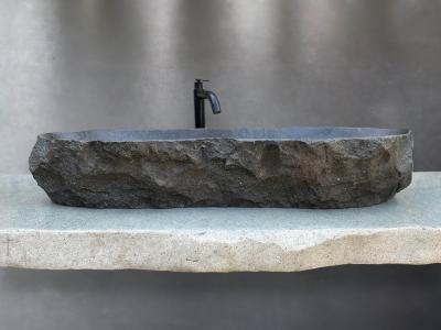 VASQUE EN PIERRE GRISE MATE