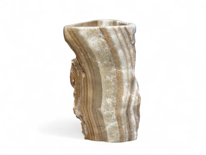 LAVABO SUR PIED EN PIERRE NATURELLE