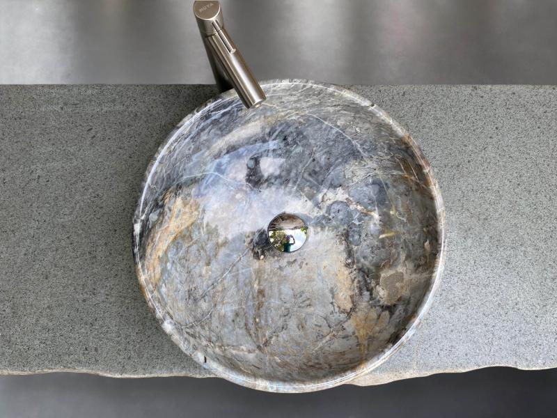 Lavabo De Marmol Redondo Zurich