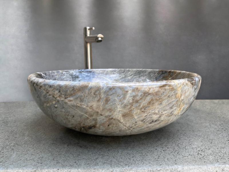 Lavabo Redondo De Marmol Zurich