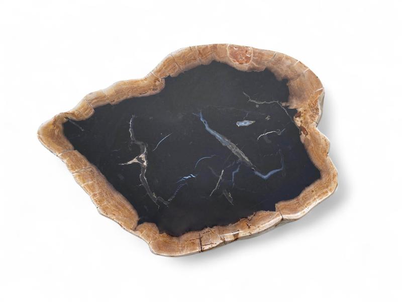 COMPRAR TABURETE DE MADERA FOSIL CON ACABADO PULIDO LUX