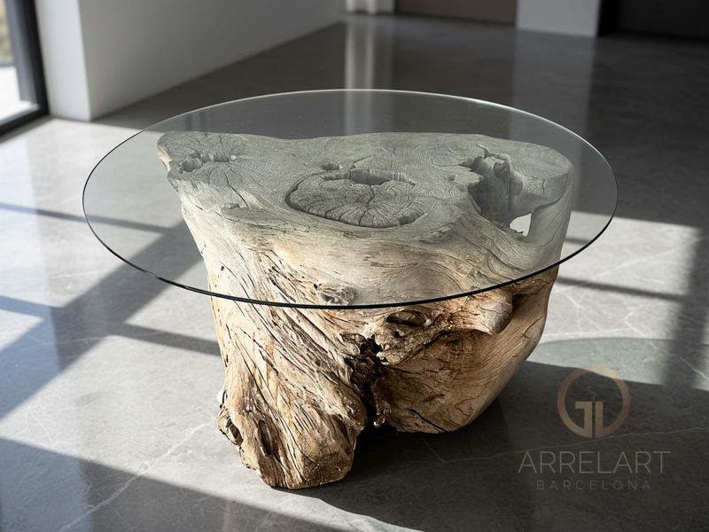 TABLE A MANGER EN BOIS NATUREL ZOE