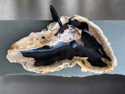 COMPRAR LAVABO DE PIEDRA NEGRO TOULOUSE