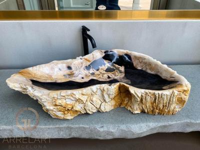 LAVANDINO IN LEGNO FOSSILE TOULOUSE