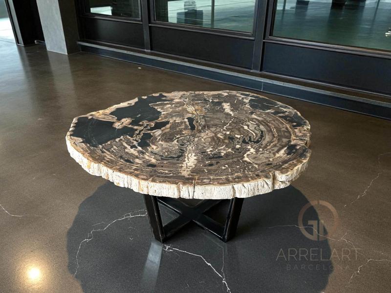 PETRIFIED WOOD TABLE ATENEA