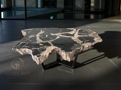 MESA DE CENTRO ANTIGUA DE PIEDRA SENIA