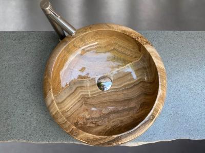 VASQUE ROND EN PIERRE ONYX BOLONIA
