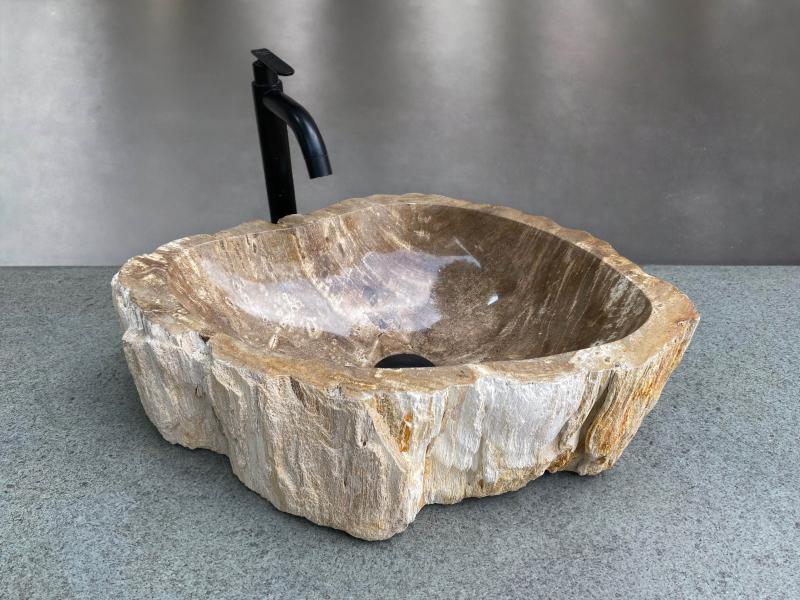 ACHETER VASQUE A POSER EN BOIS PETRIFIE ROYALE