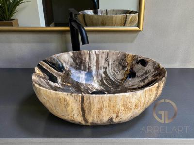 LAVANDINO IN LEGNO PIETRIFICATO MOLTO FINE JEWEL