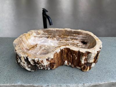 LAVABO DE FUSTA PETRIFICADA CARINTIA - ARRELART