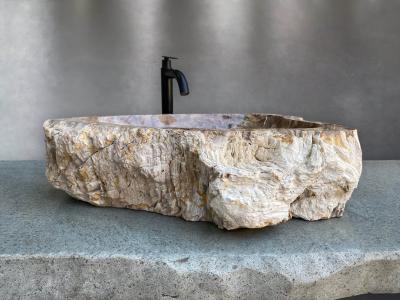 LAVABO DE MADERA FOSIL CAMERUN