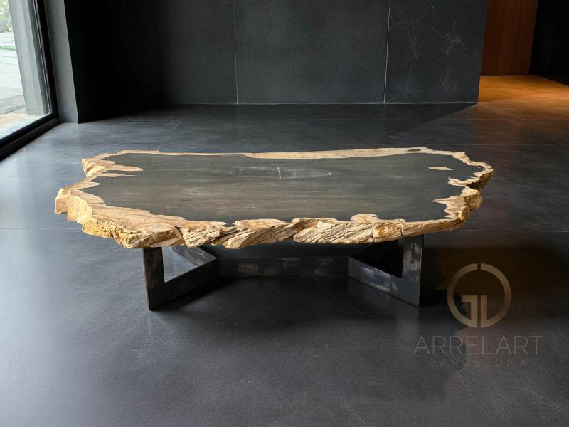 MESA NEGRA DE PIEDRA FOSIL INNSBRUCK