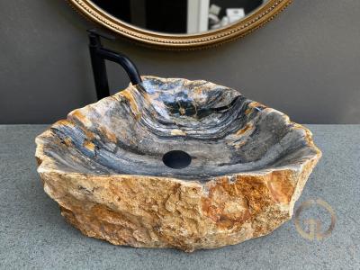 MULTICOLOURED STONE WASHBASIN MISURI