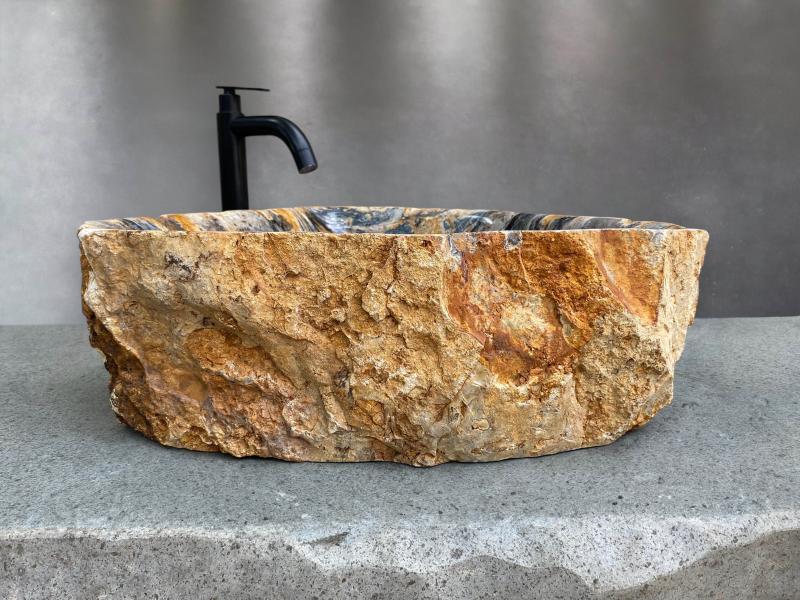 Lavabo de Piedra Multicolor Misuri - Arrelart