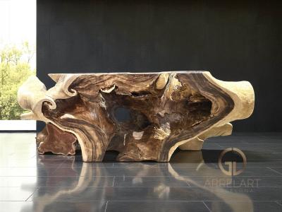 CONSOLE EN BOIS NATUREL ATHENES