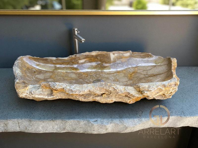 LAVABO GRANDE DE MARMOL AREZZO