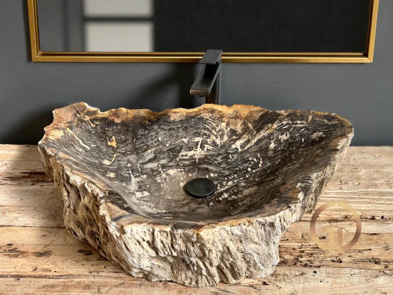 LAVANDINO IN LEGNO FOSSILE MALIBU