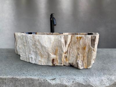 Lavabo de Madera Mineralizada Hamilton - Arrelart