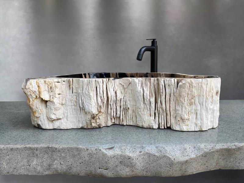 Lavabo de Madera Mineralizada Hamilton - Arrelart