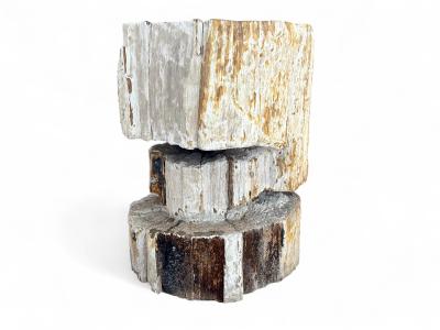 STANDING WASHBASIN PETRIFIED WOOD
