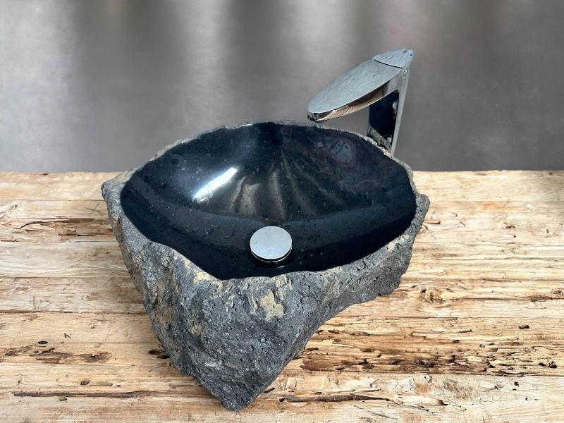 EXCLUSIVO LAVABO DE PIEDRA DE LAVA VOLCAN